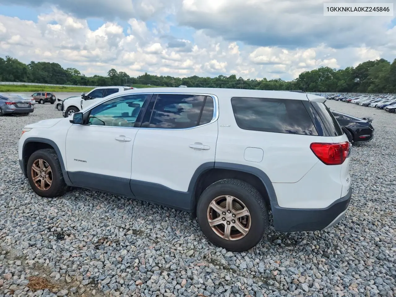 2019 GMC Acadia Sle VIN: 1GKKNKLA0KZ245846 Lot: 60923316