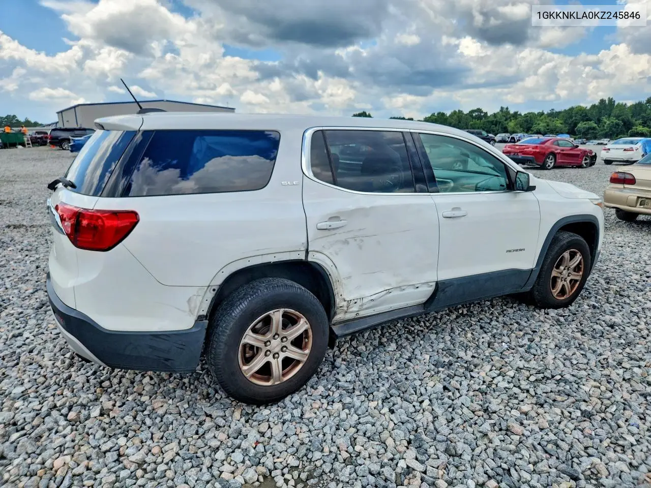 2019 GMC Acadia Sle VIN: 1GKKNKLA0KZ245846 Lot: 60923316