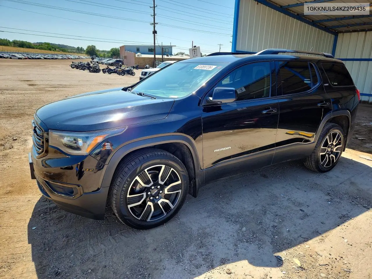 2019 GMC Acadia Slt-1 VIN: 1GKKNULS4KZ209436 Lot: 61089726