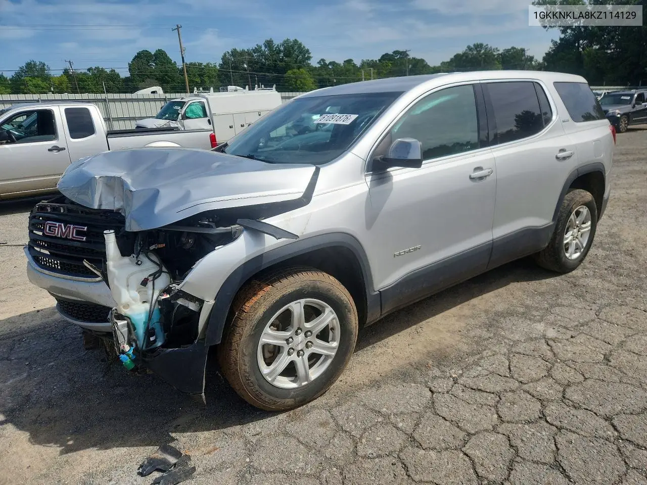 2019 GMC Acadia Sle VIN: 1GKKNKLA8KZ114129 Lot: 61091876