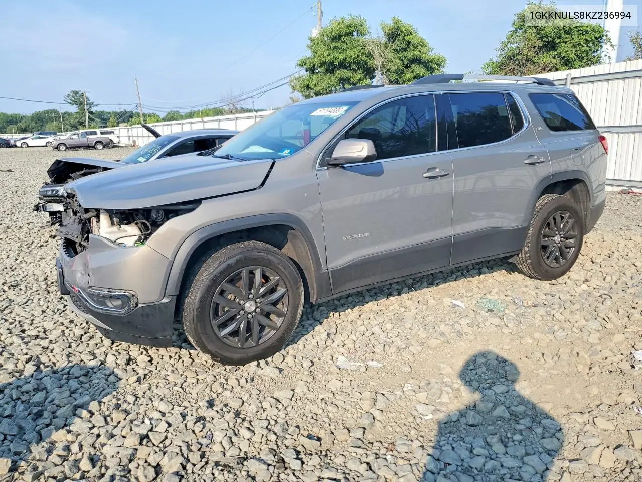 2019 GMC Acadia Slt-1 VIN: 1GKKNULS8KZ236994 Lot: 61194886