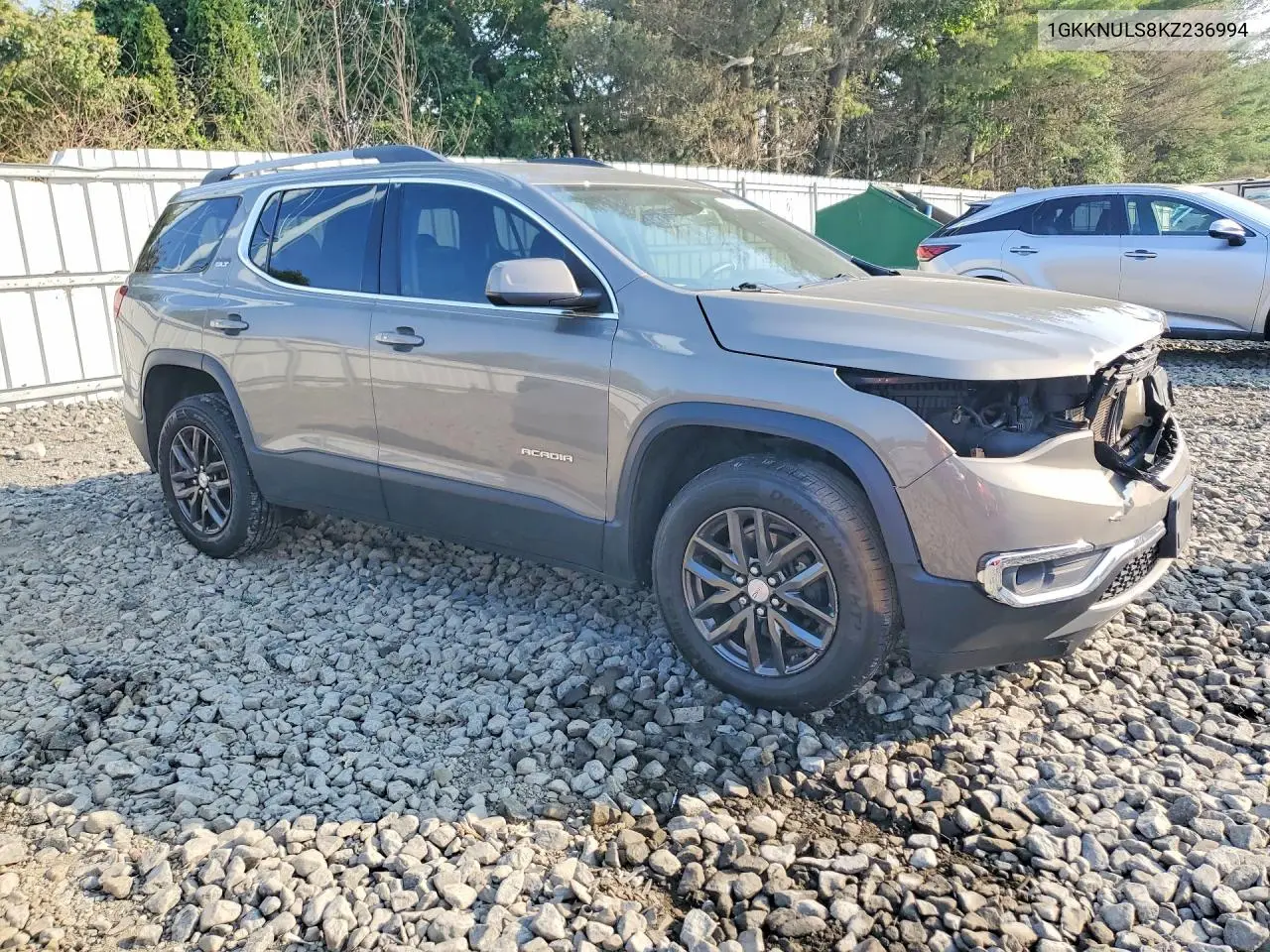 2019 GMC Acadia Slt-1 VIN: 1GKKNULS8KZ236994 Lot: 61194886