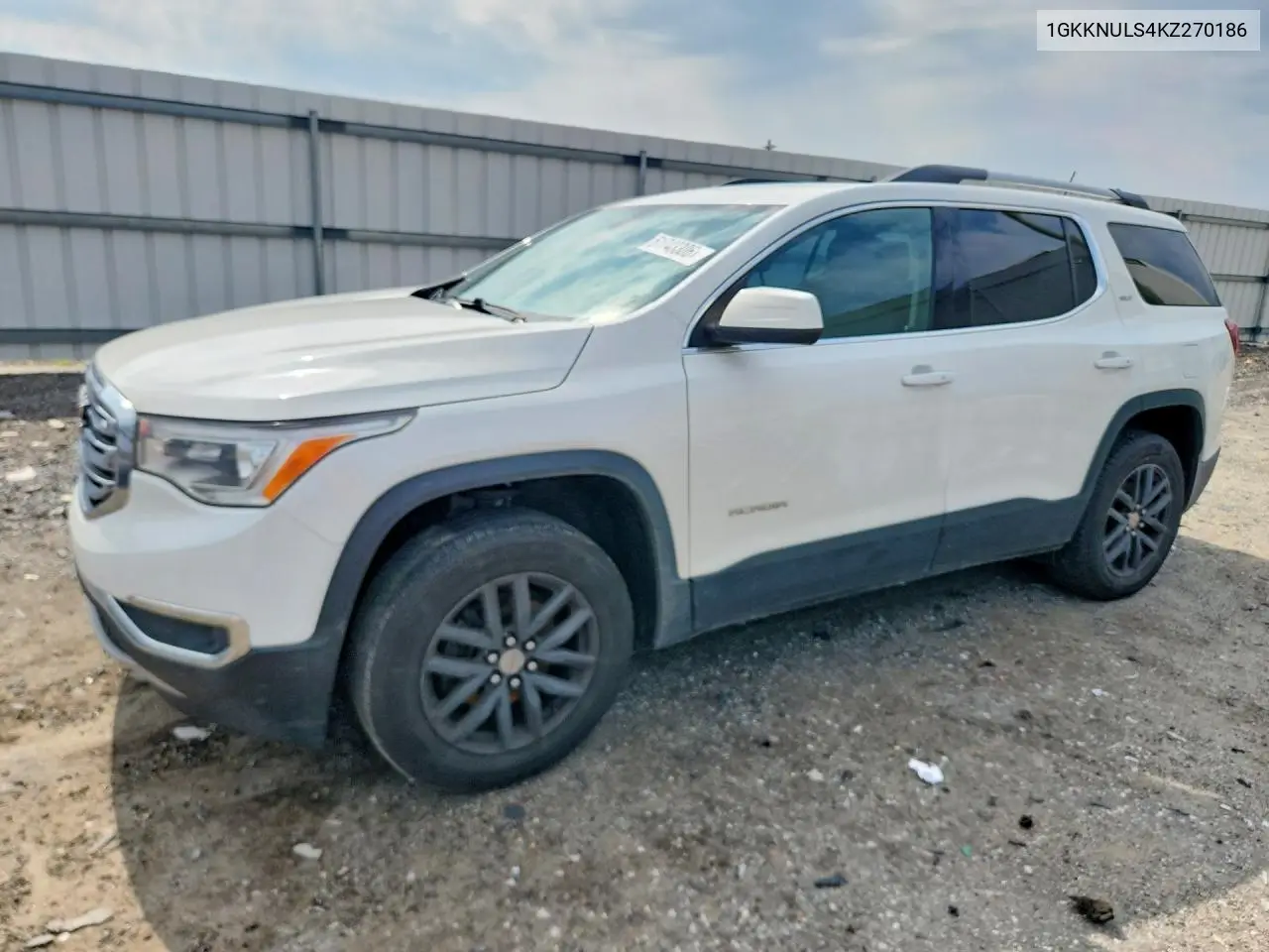 2019 GMC Acadia Slt-1 VIN: 1GKKNULS4KZ270186 Lot: 61743306