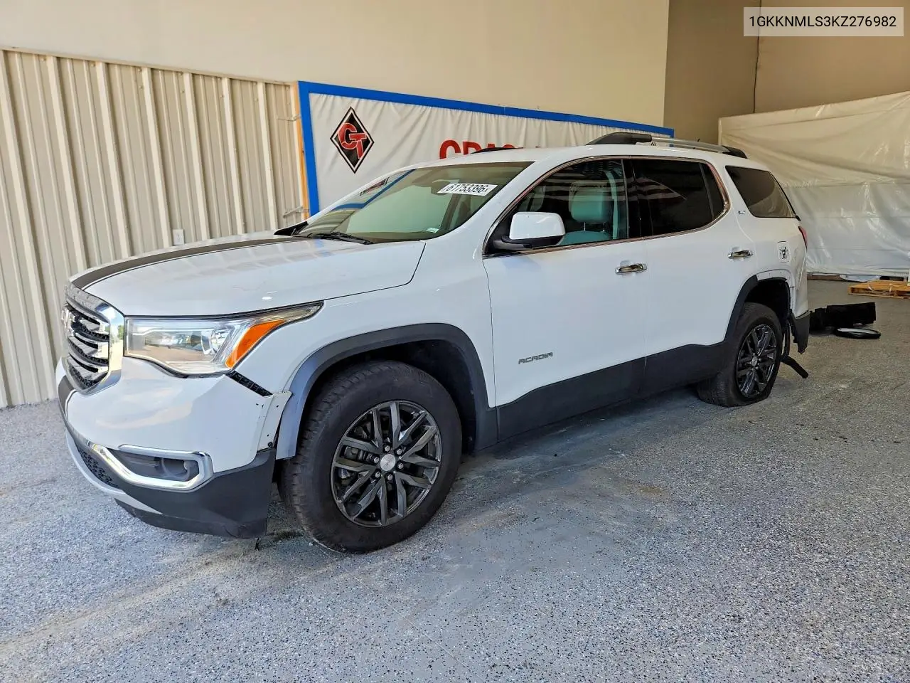 2019 GMC Acadia Slt-1 VIN: 1GKKNMLS3KZ276982 Lot: 61753396