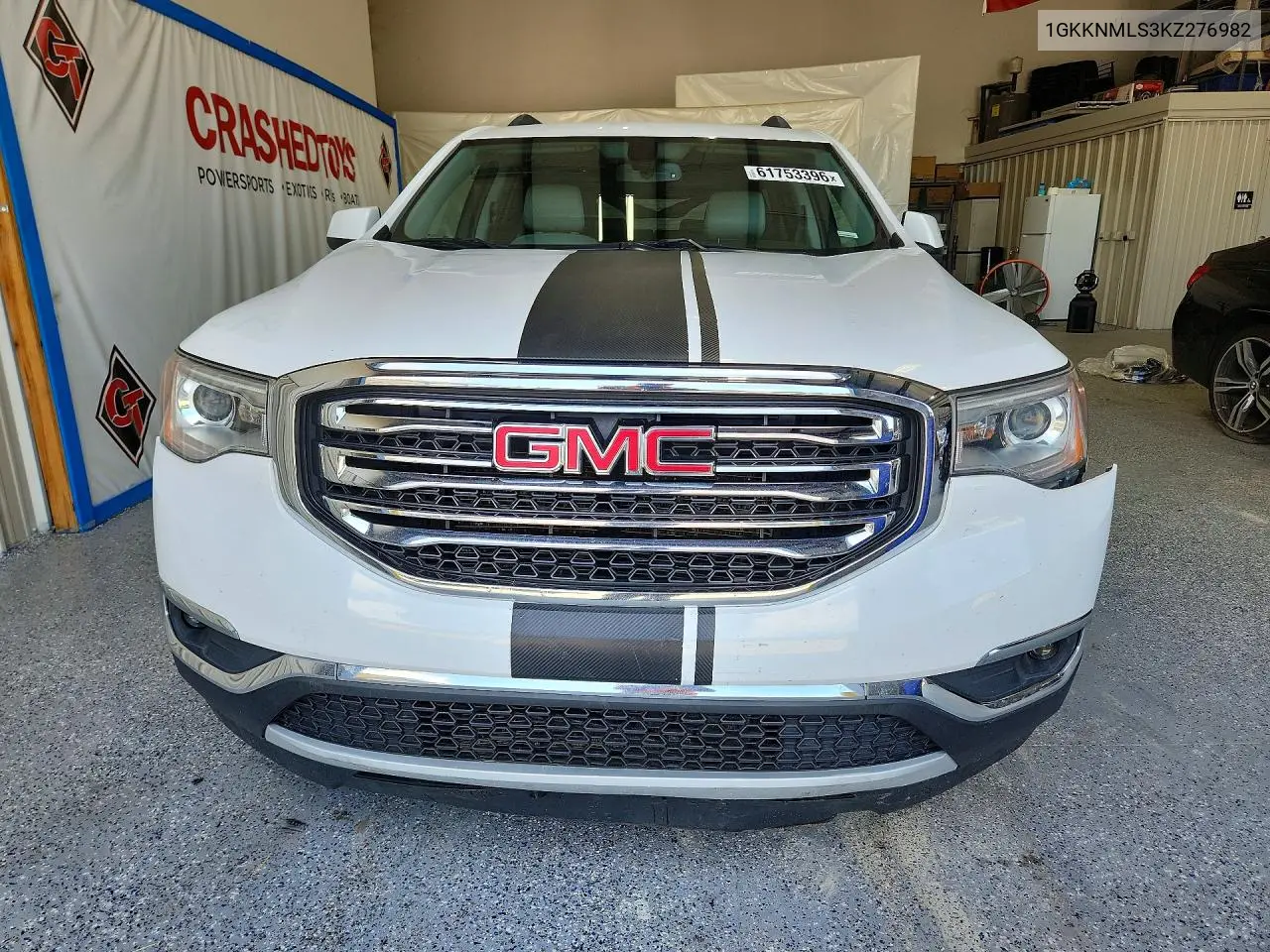 2019 GMC Acadia Slt-1 VIN: 1GKKNMLS3KZ276982 Lot: 61753396