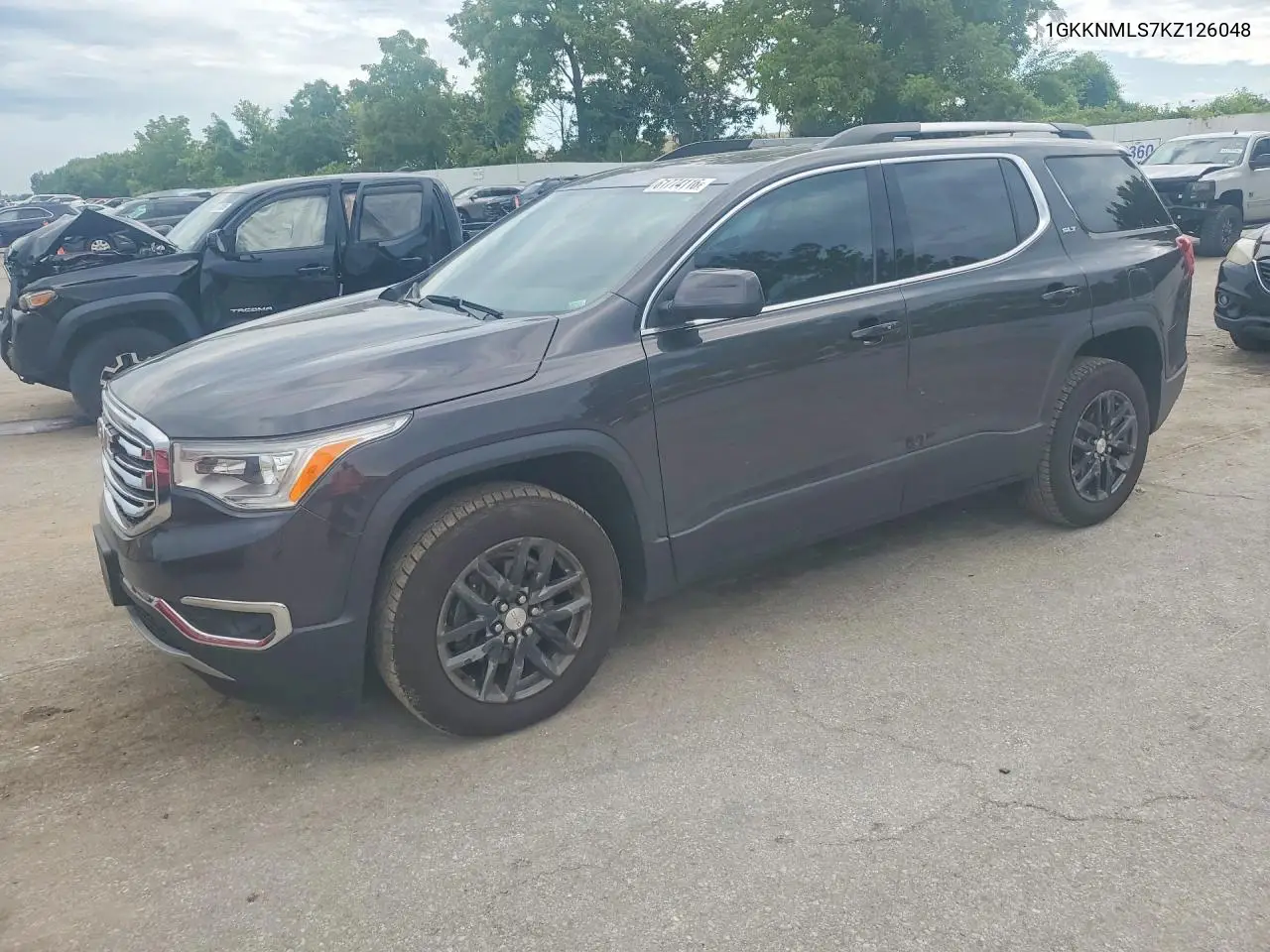 2019 GMC Acadia Slt-1 VIN: 1GKKNMLS7KZ126048 Lot: 61774116