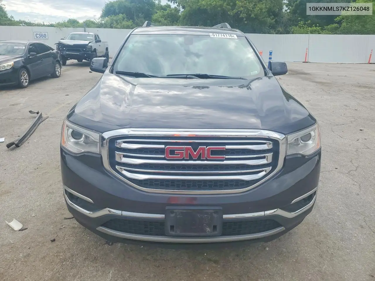 2019 GMC Acadia Slt-1 VIN: 1GKKNMLS7KZ126048 Lot: 61774116