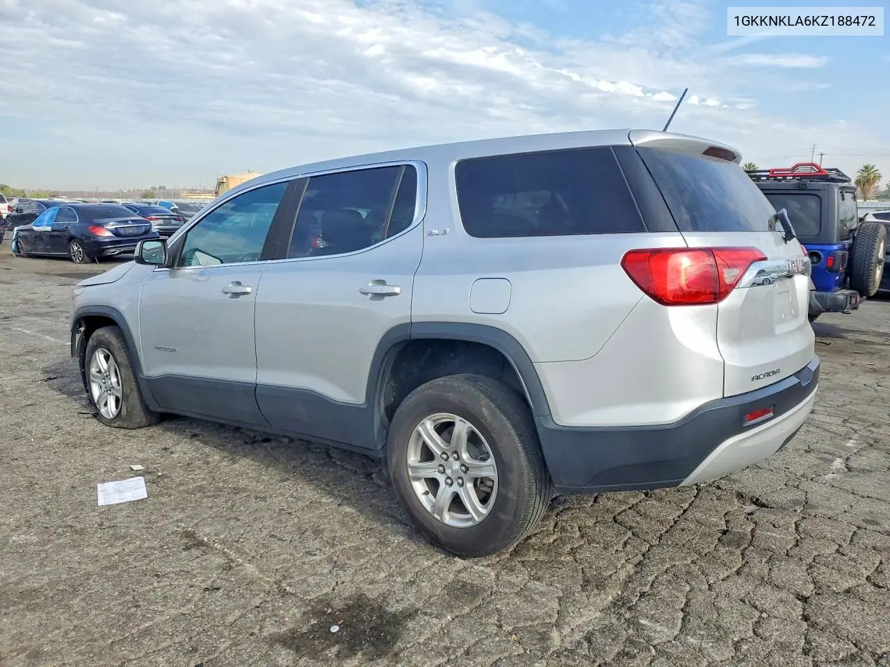 2019 GMC Acadia Sle VIN: 1GKKNKLA6KZ188472 Lot: 61804086