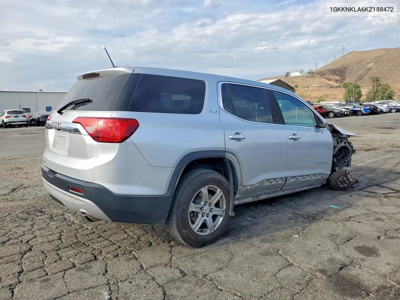 2019 GMC Acadia Sle VIN: 1GKKNKLA6KZ188472 Lot: 61804086