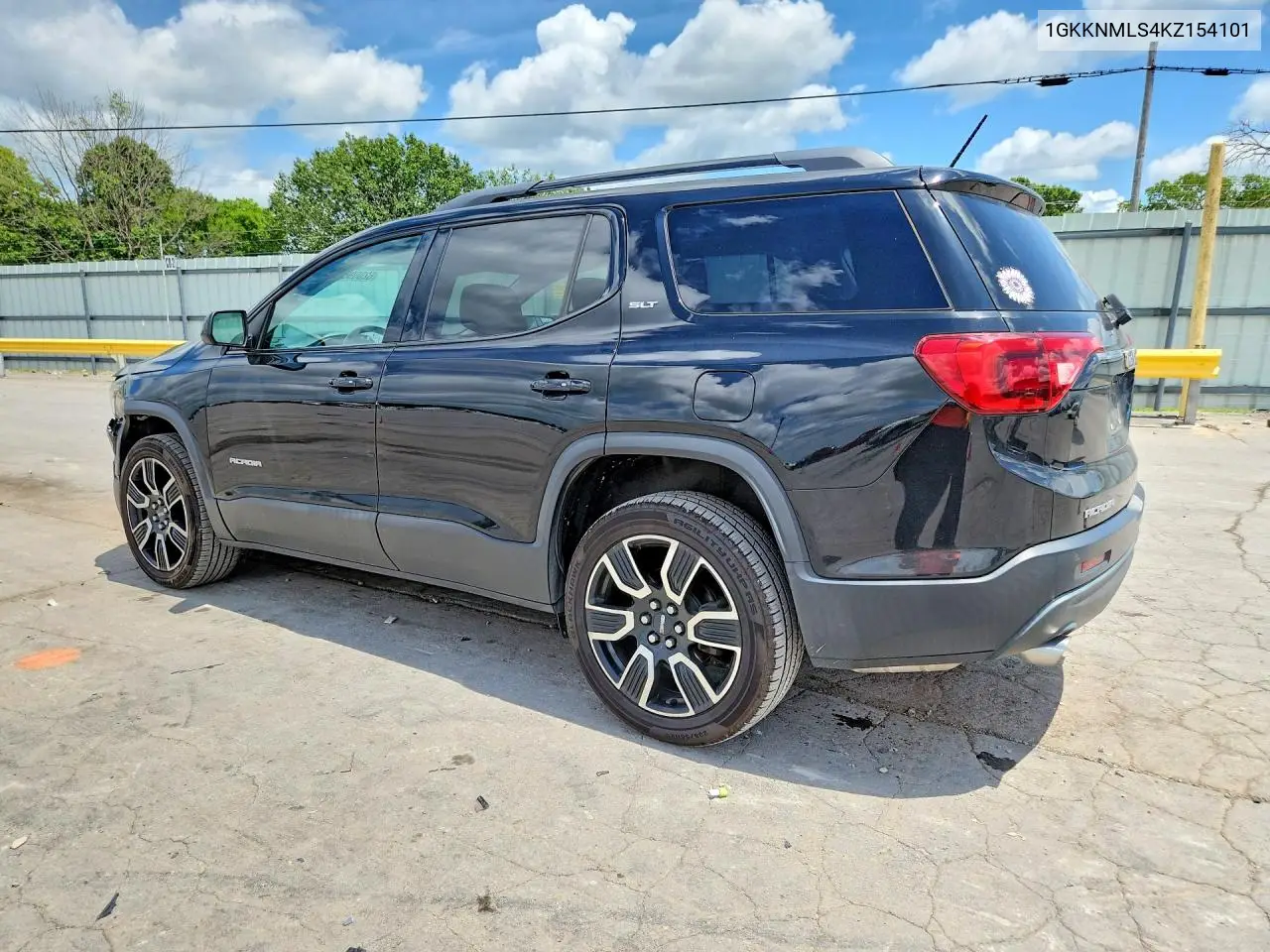 2019 GMC Acadia Slt-1 VIN: 1GKKNMLS4KZ154101 Lot: 62009646