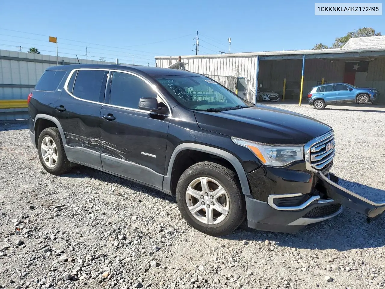 1GKKNKLA4KZ172495 2019 GMC Acadia Sle