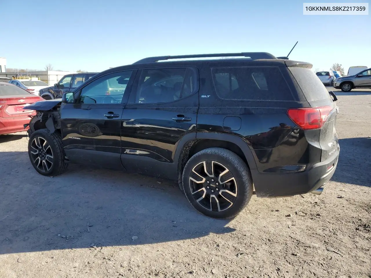 1GKKNMLS8KZ217359 2019 GMC Acadia Slt-1