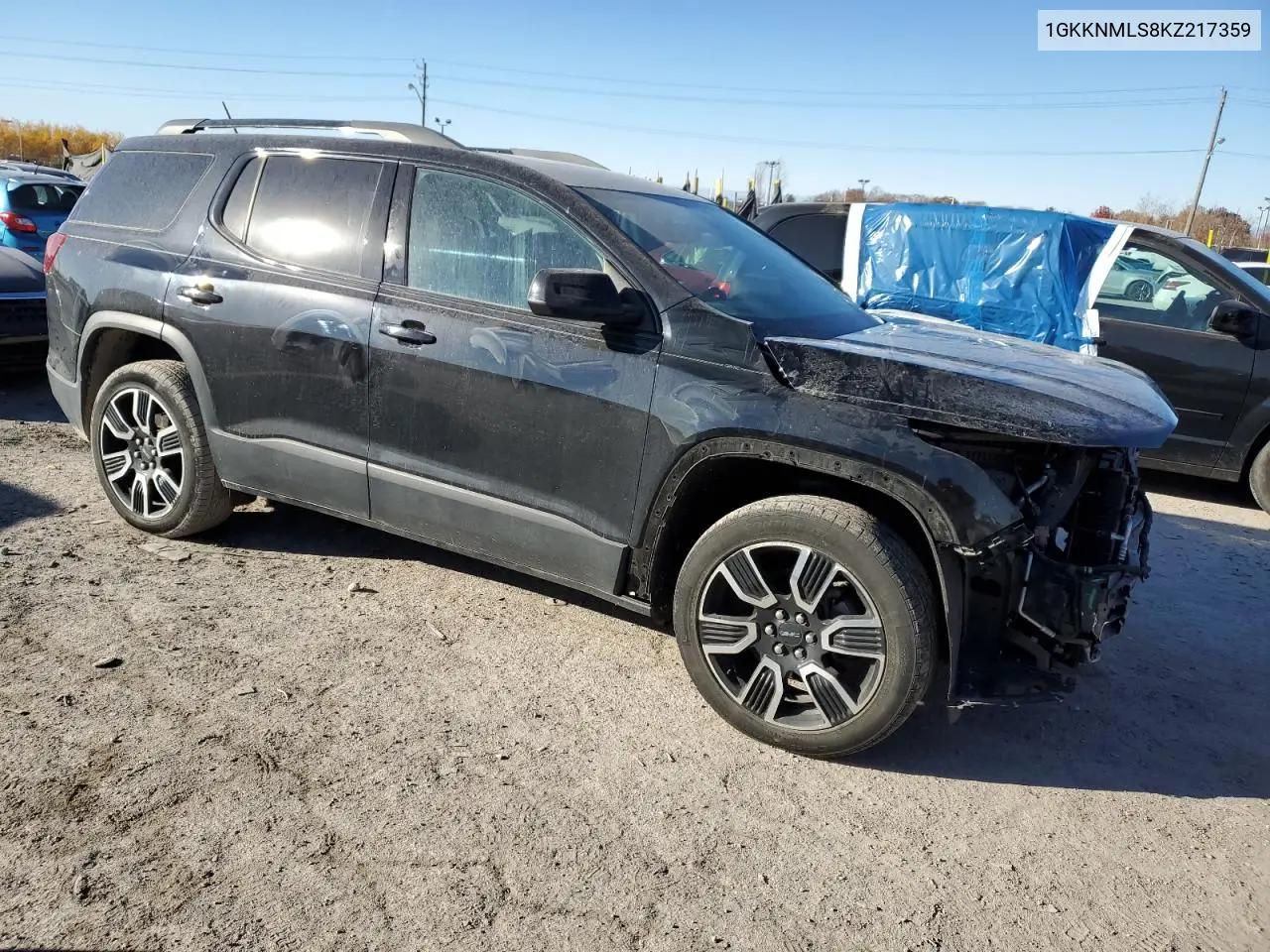 1GKKNMLS8KZ217359 2019 GMC Acadia Slt-1