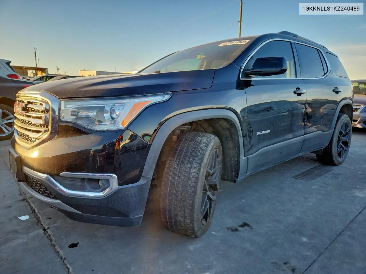 1GKKNLLS1KZ240489 2019 GMC Acadia Sle