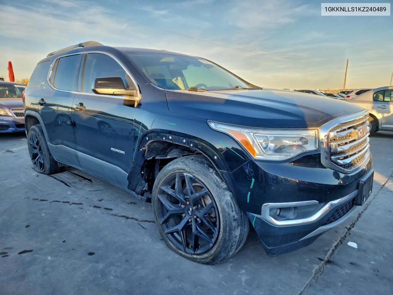 1GKKNLLS1KZ240489 2019 GMC Acadia Sle