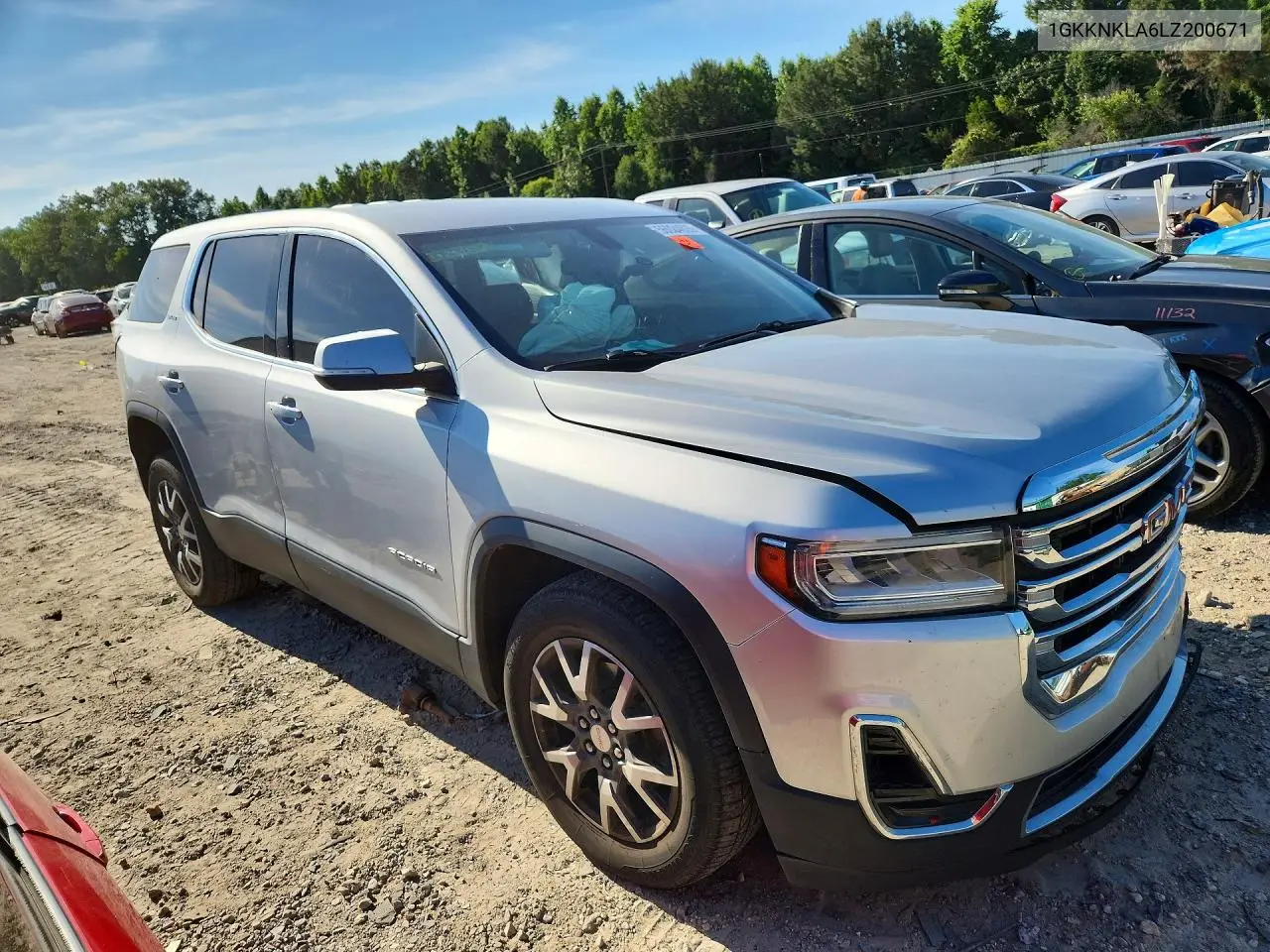 2020 GMC Acadia Sle VIN: 1GKKNKLA6LZ200671 Lot: 56024026