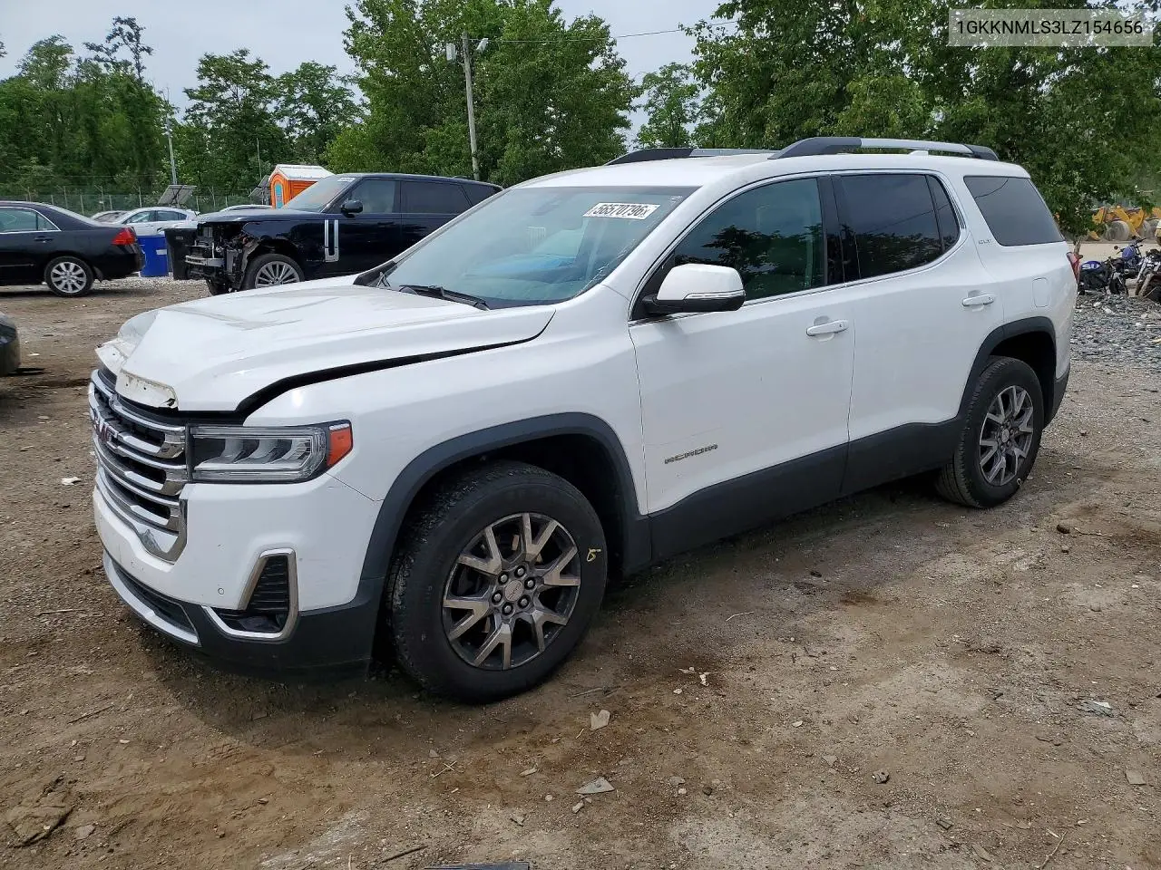 2020 GMC Acadia Slt VIN: 1GKKNMLS3LZ154656 Lot: 56570796