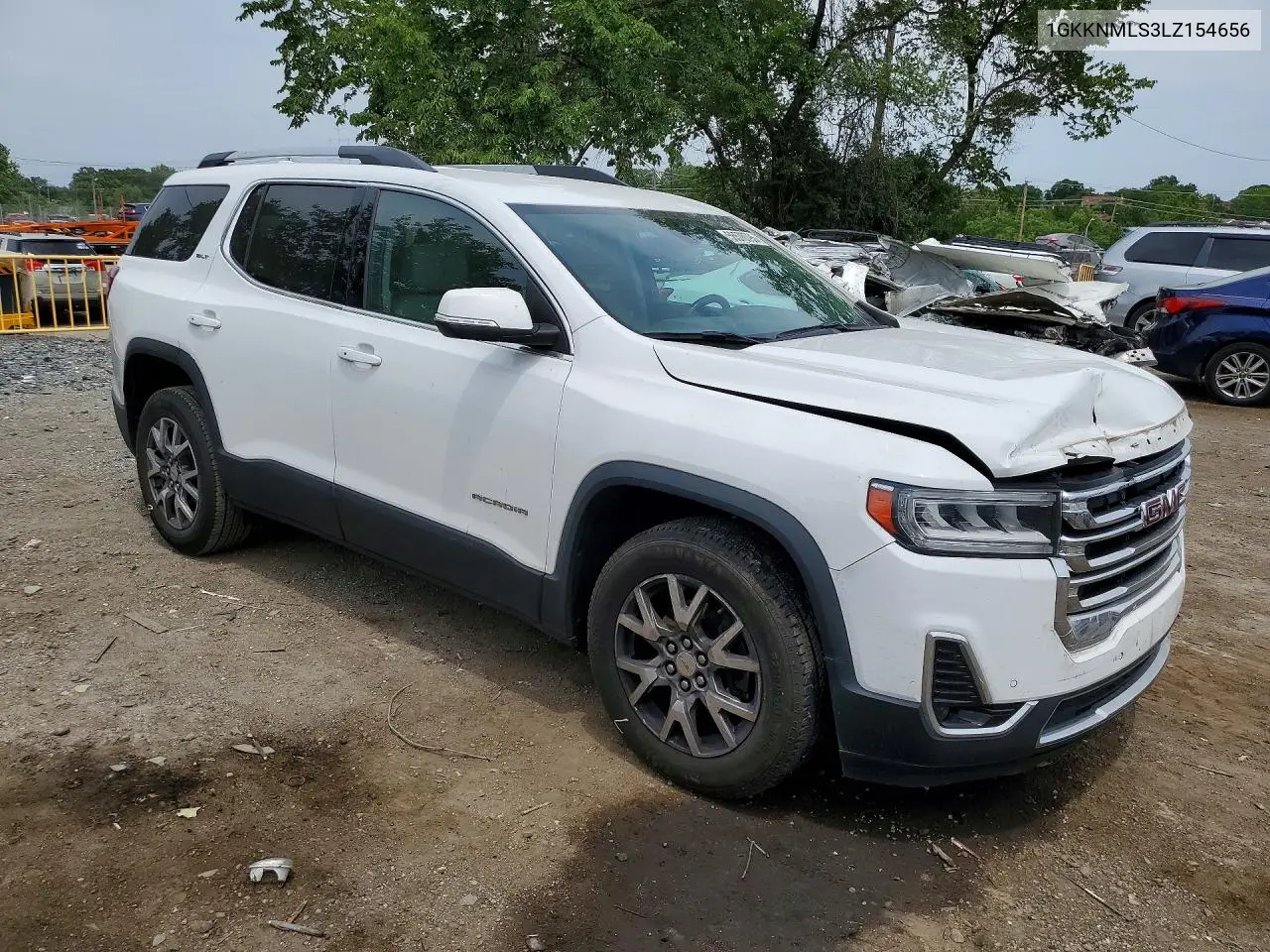 2020 GMC Acadia Slt VIN: 1GKKNMLS3LZ154656 Lot: 56570796