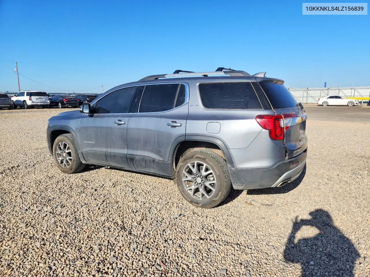 2020 GMC Acadia Sle VIN: 1GKKNKLS4LZ156839 Lot: 58933016