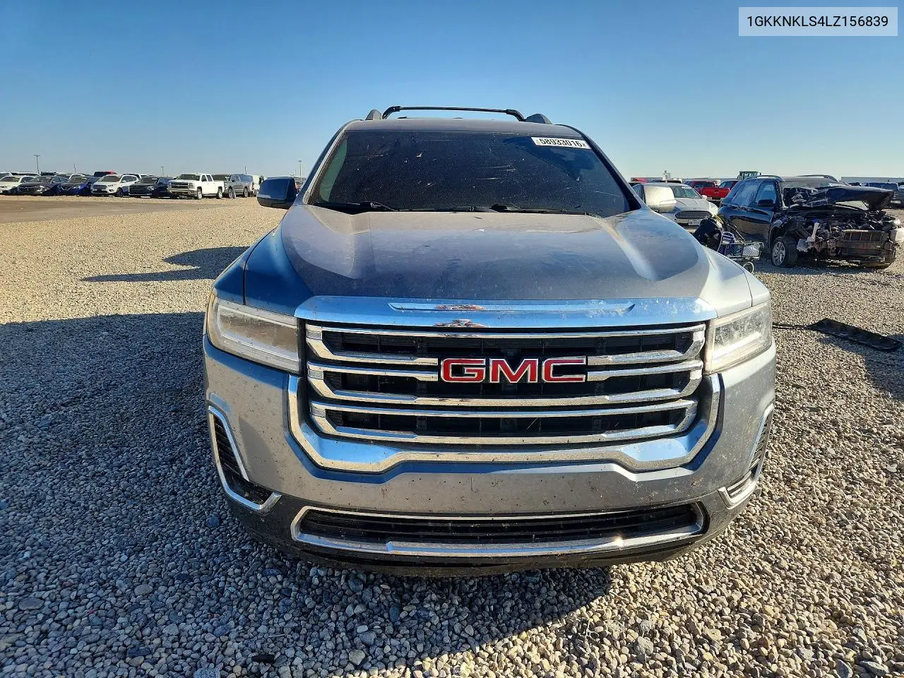 2020 GMC Acadia Sle VIN: 1GKKNKLS4LZ156839 Lot: 58933016