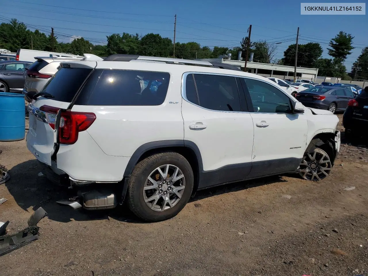 2020 GMC Acadia Slt VIN: 1GKKNUL41LZ164152 Lot: 59795126