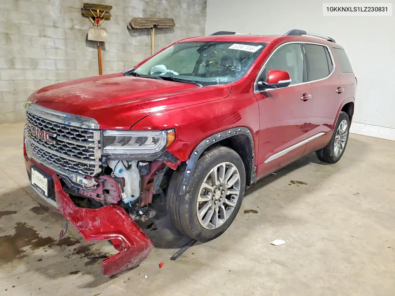 2020 GMC Acadia Denali VIN: 1GKKNXLS1LZ230831 Lot: 60847356
