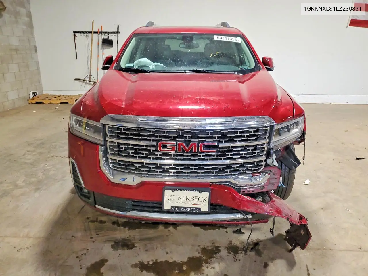 2020 GMC Acadia Denali VIN: 1GKKNXLS1LZ230831 Lot: 60847356