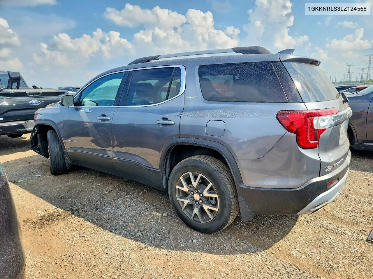2020 GMC Acadia Sle VIN: 1GKKNRLS3LZ124568 Lot: 61135526