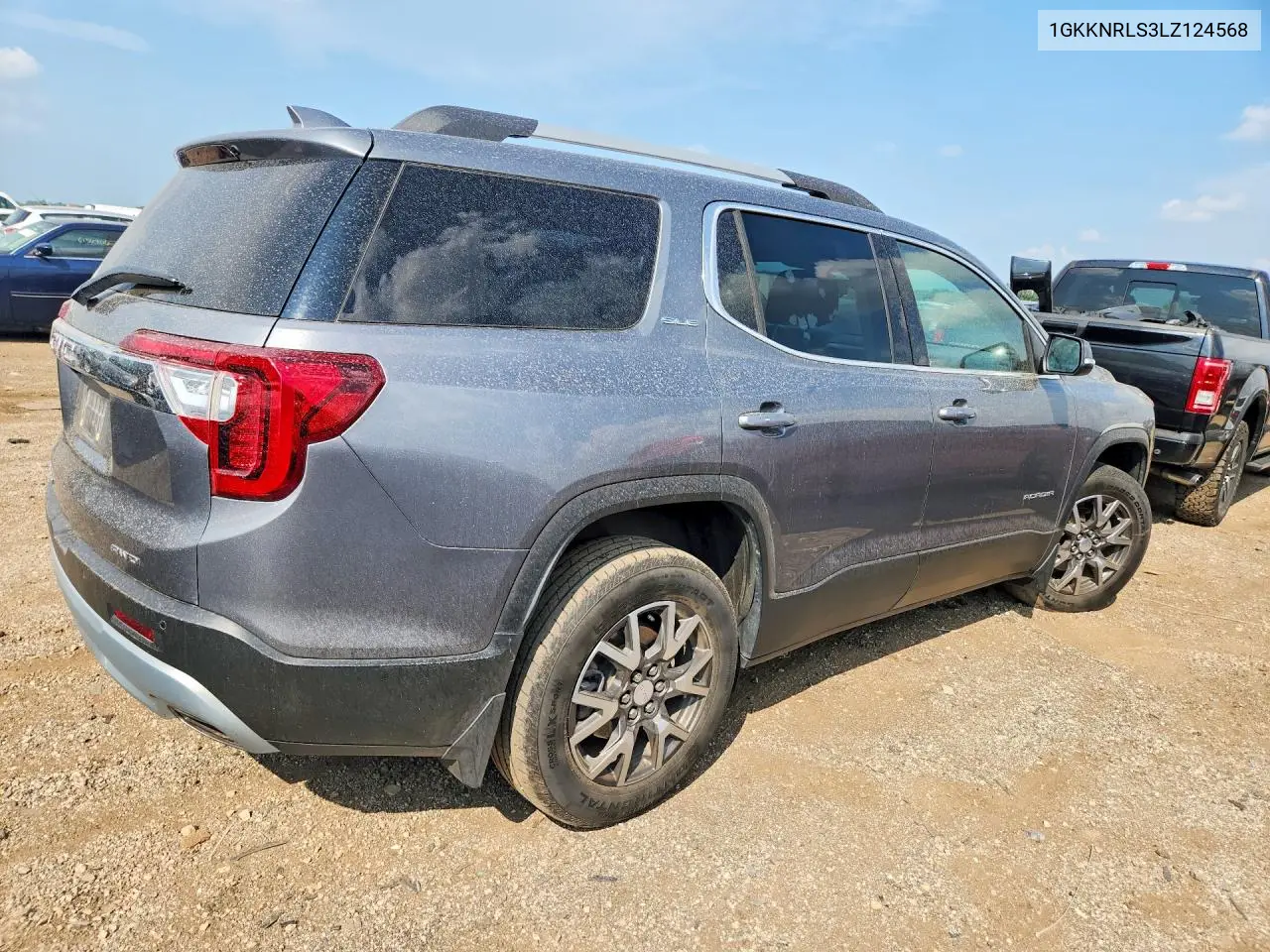 2020 GMC Acadia Sle VIN: 1GKKNRLS3LZ124568 Lot: 61135526