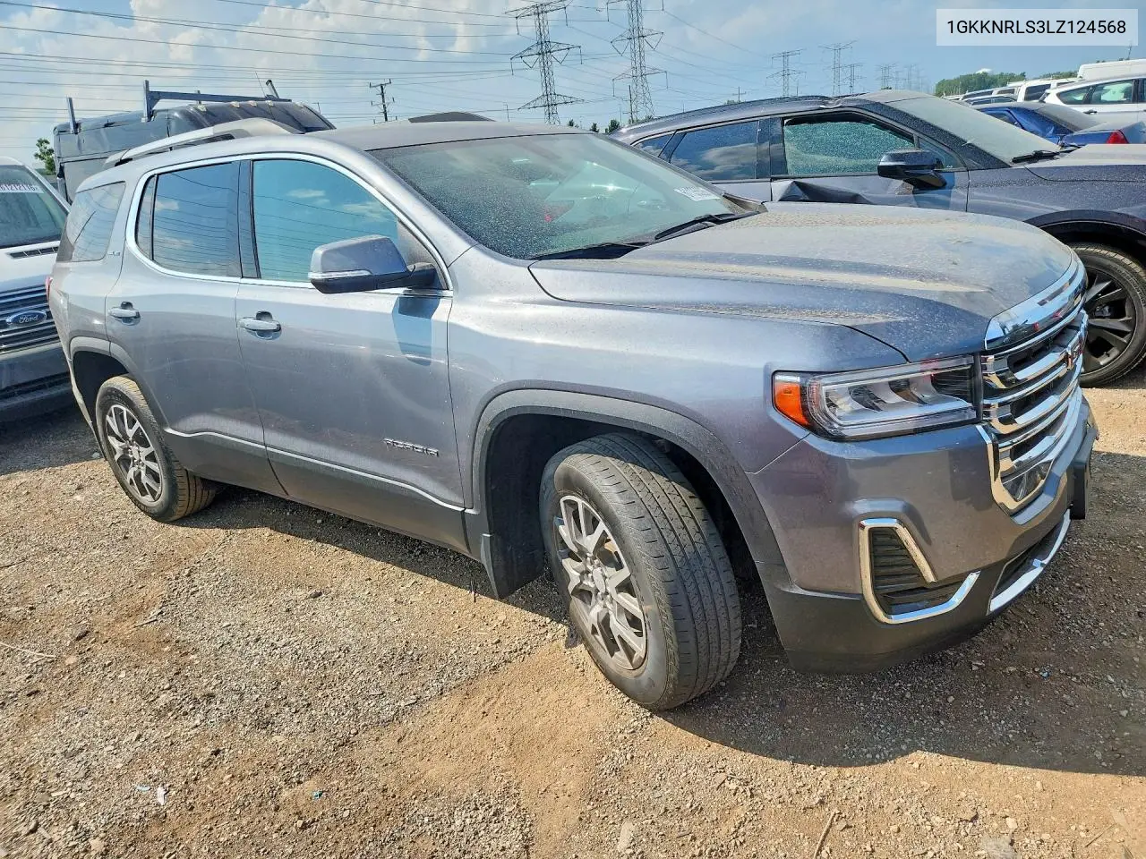 2020 GMC Acadia Sle VIN: 1GKKNRLS3LZ124568 Lot: 61135526