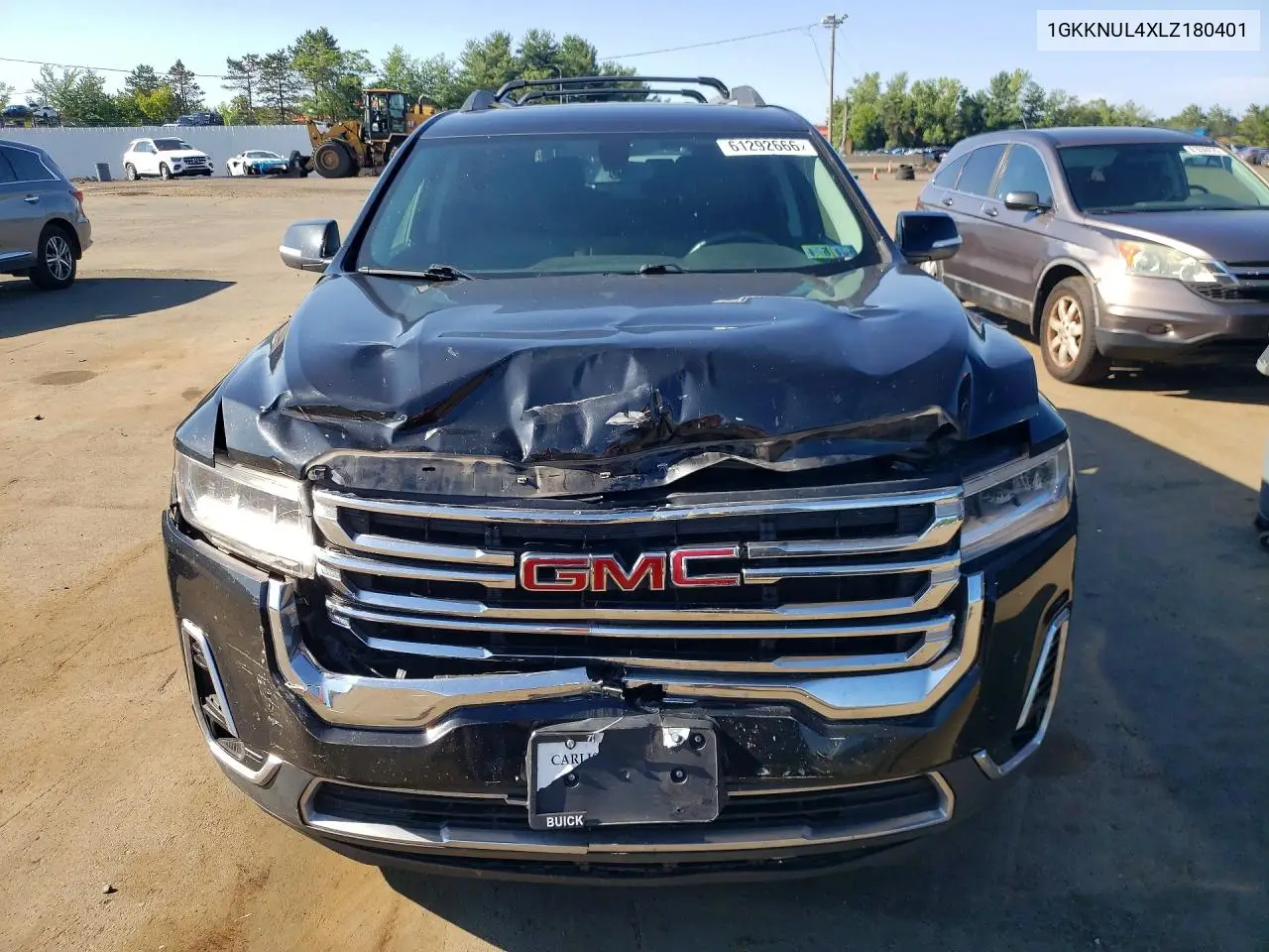 2020 GMC Acadia Slt VIN: 1GKKNUL4XLZ180401 Lot: 61292666