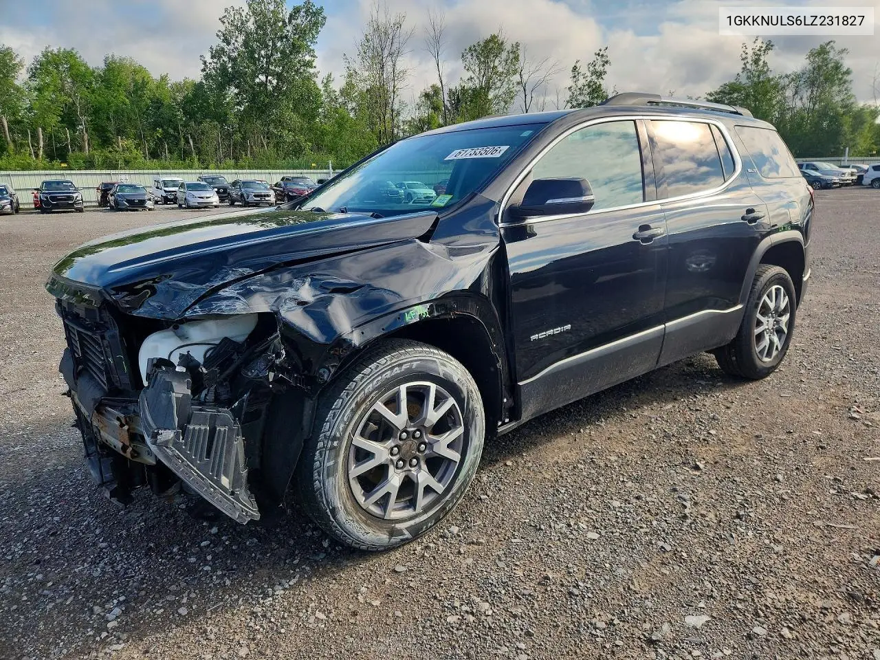 2020 GMC Acadia Slt VIN: 1GKKNULS6LZ231827 Lot: 61733506