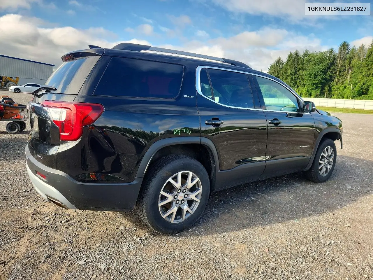 2020 GMC Acadia Slt VIN: 1GKKNULS6LZ231827 Lot: 61733506