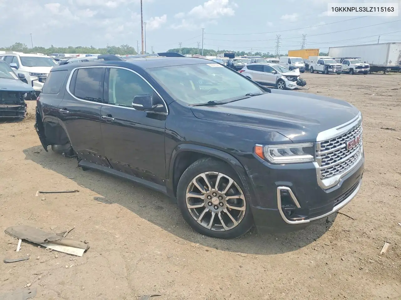 2020 GMC Acadia Denali VIN: 1GKKNPLS3LZ115163 Lot: 62093396