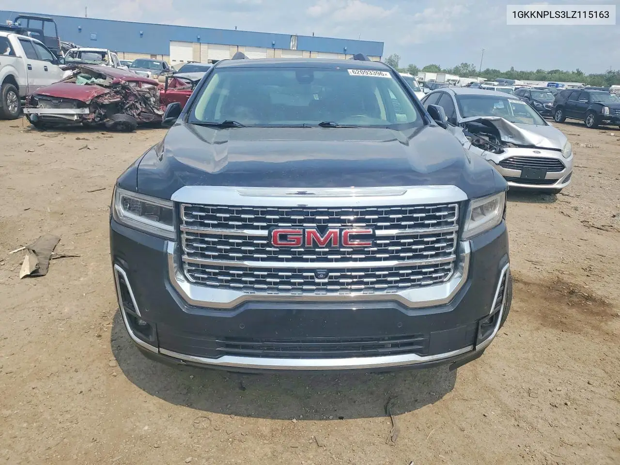 2020 GMC Acadia Denali VIN: 1GKKNPLS3LZ115163 Lot: 62093396