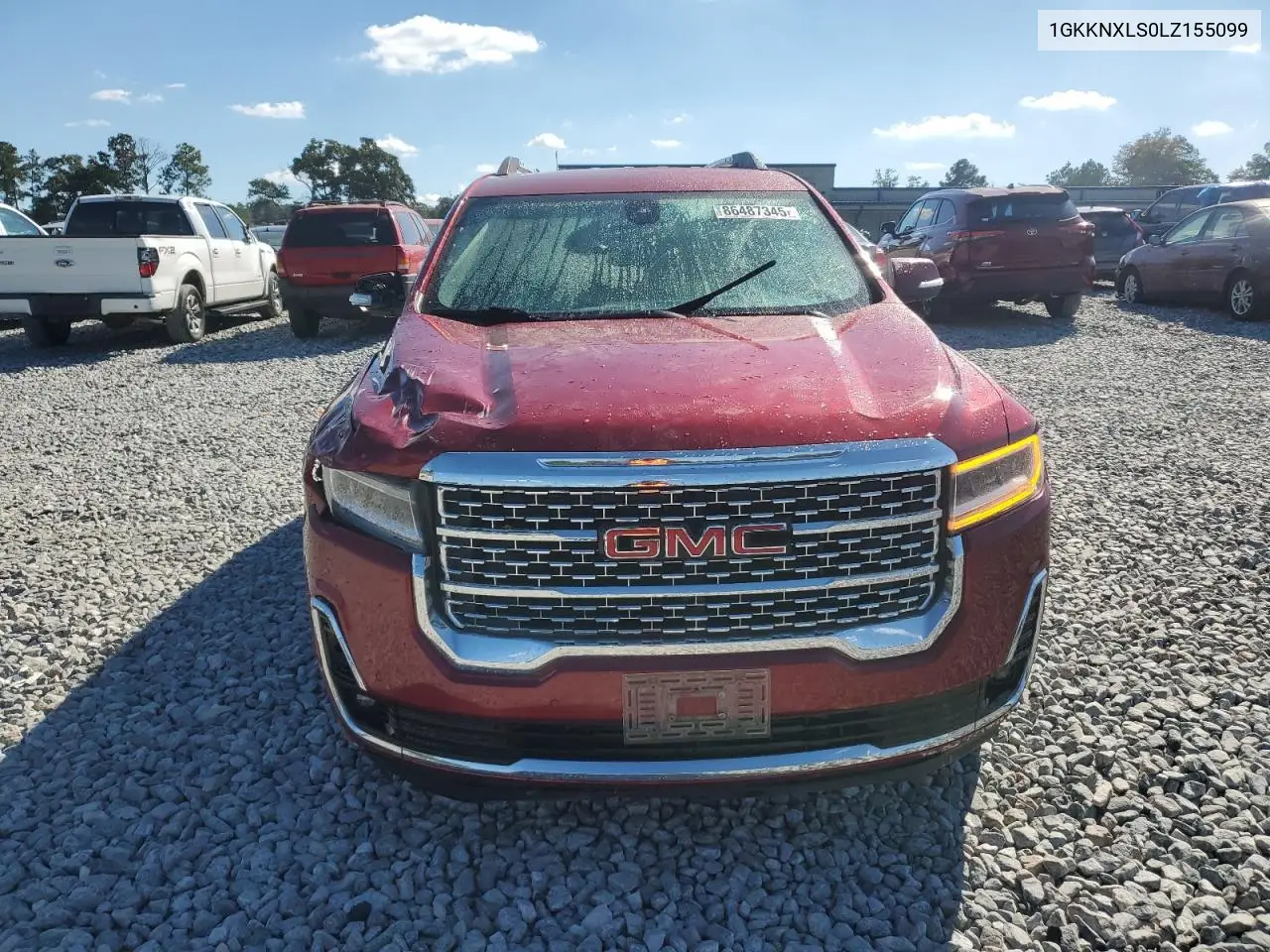 1GKKNXLS0LZ155099 2020 GMC Acadia Denali