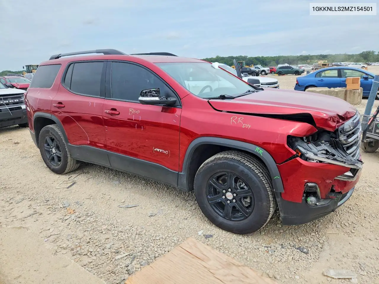 1GKKNLLS2MZ154501 2021 GMC Acadia At4