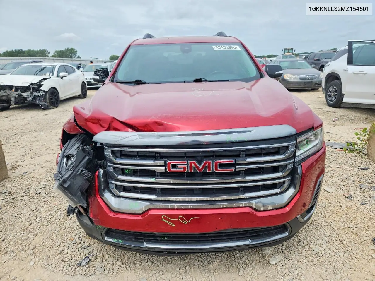 1GKKNLLS2MZ154501 2021 GMC Acadia At4