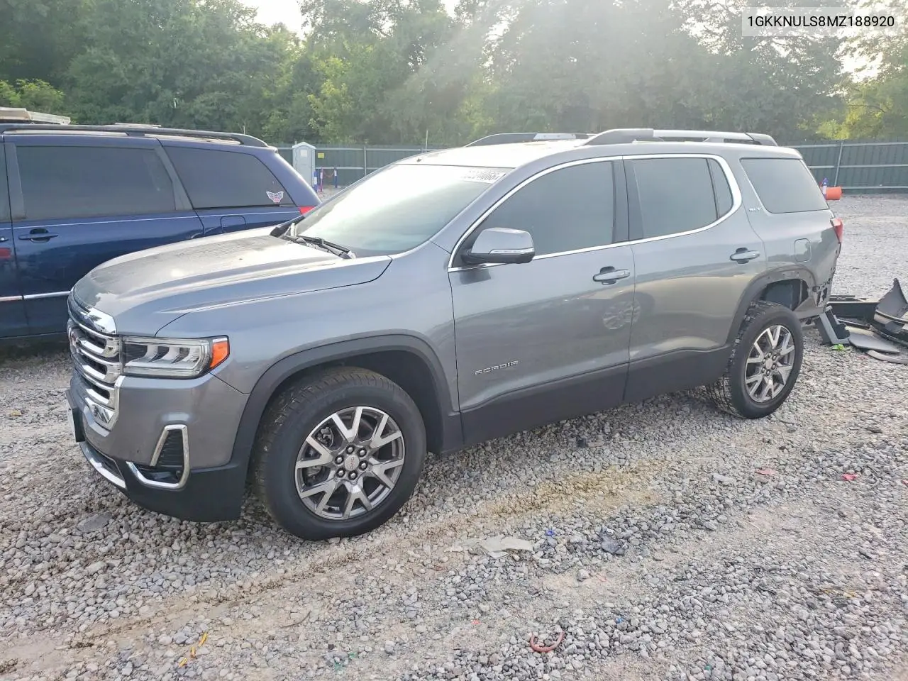 2021 GMC Acadia Slt VIN: 1GKKNULS8MZ188920 Lot: 60220066