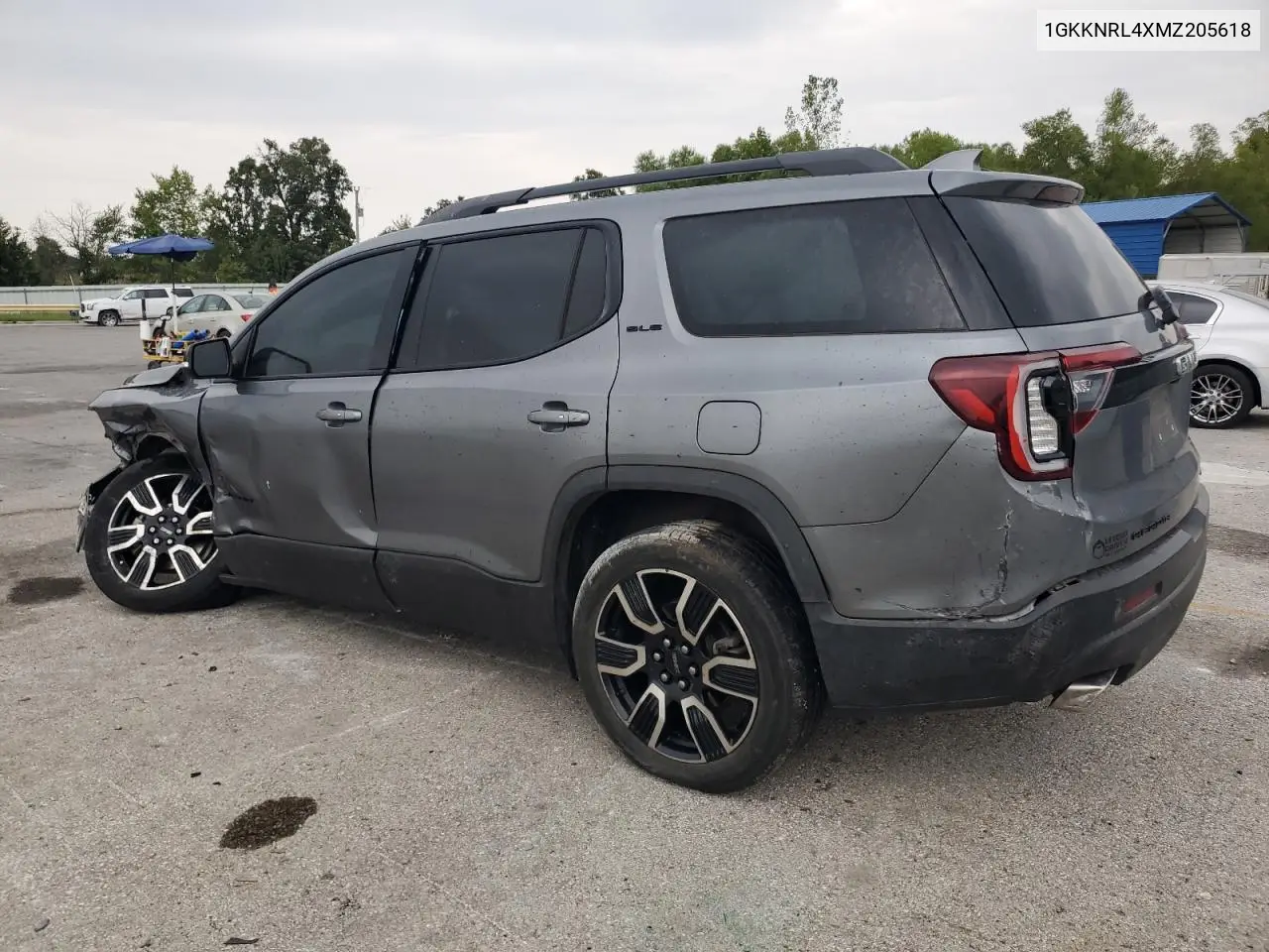 2021 GMC Acadia Sle VIN: 1GKKNRL4XMZ205618 Lot: 71714015