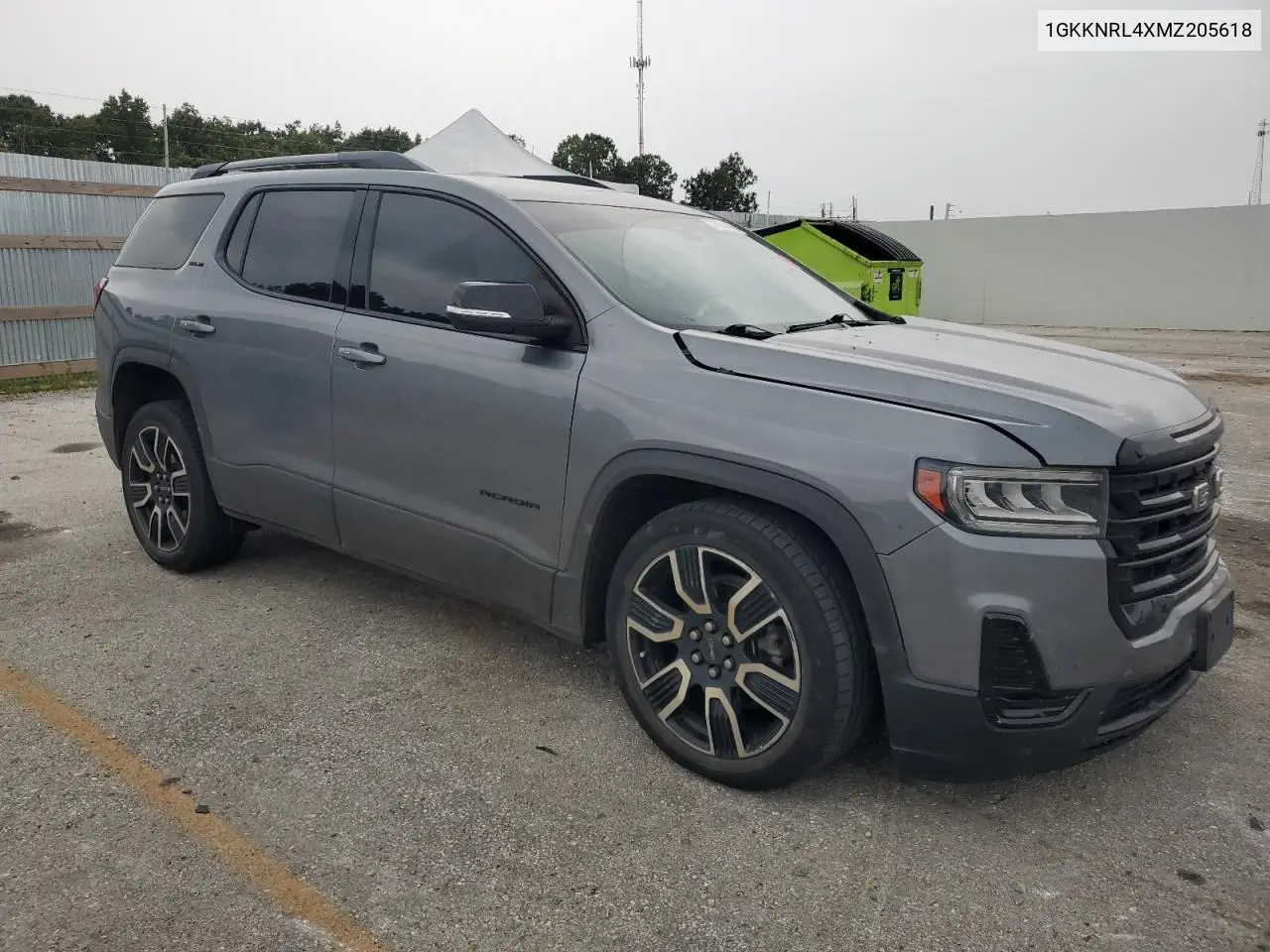 2021 GMC Acadia Sle VIN: 1GKKNRL4XMZ205618 Lot: 71714015
