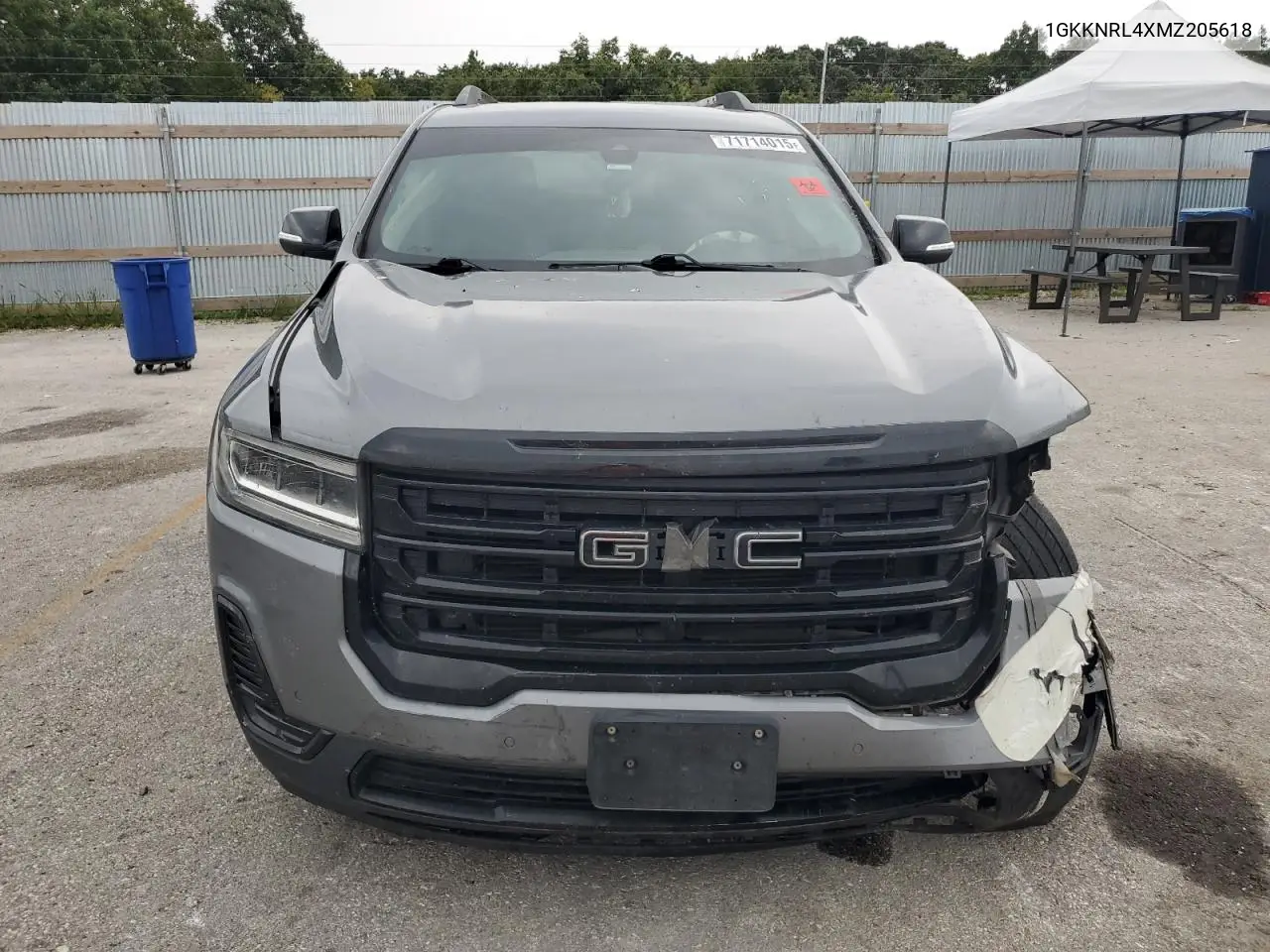2021 GMC Acadia Sle VIN: 1GKKNRL4XMZ205618 Lot: 71714015