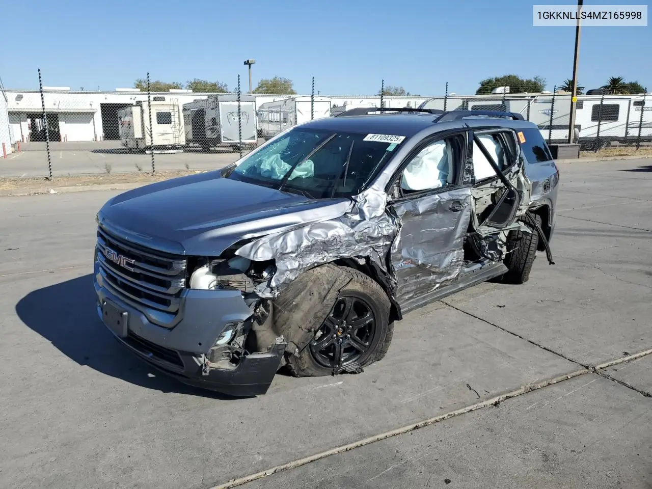 1GKKNLLS4MZ165998 2021 GMC Acadia At4