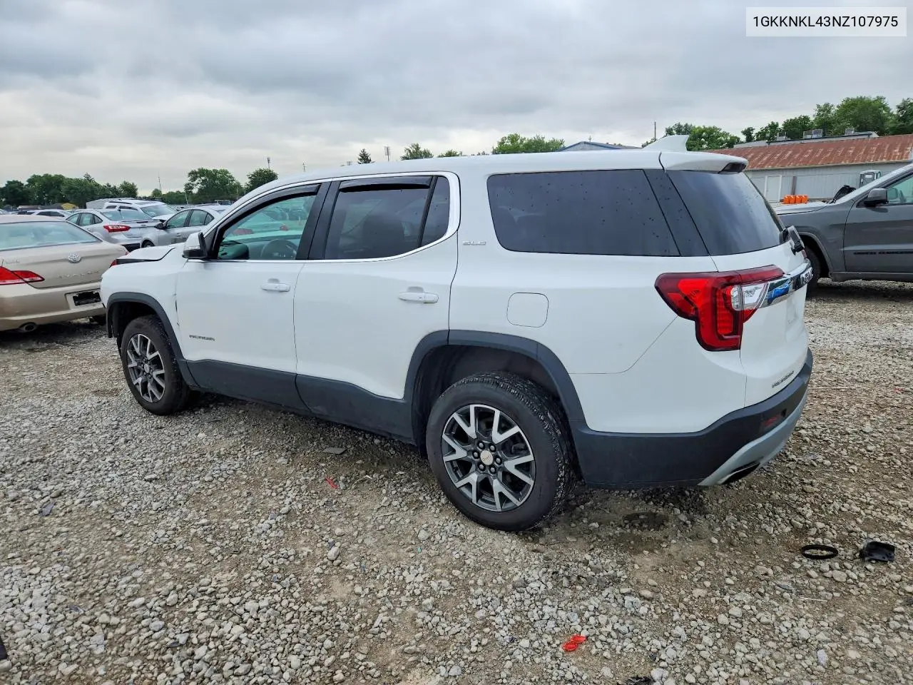 2022 GMC Acadia Sle VIN: 1GKKNKL43NZ107975 Lot: 57303246