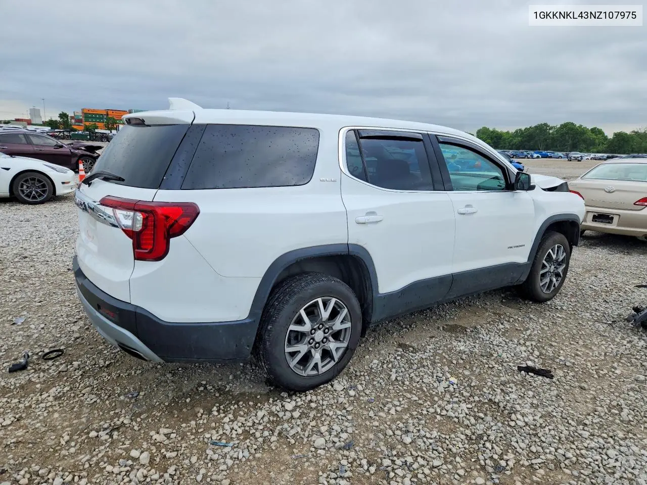 2022 GMC Acadia Sle VIN: 1GKKNKL43NZ107975 Lot: 57303246
