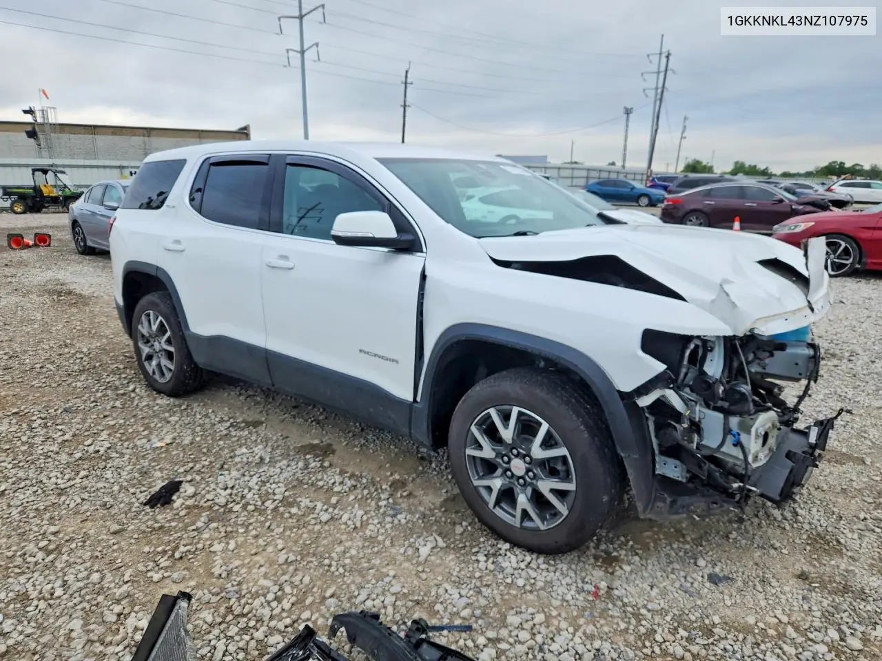 2022 GMC Acadia Sle VIN: 1GKKNKL43NZ107975 Lot: 57303246