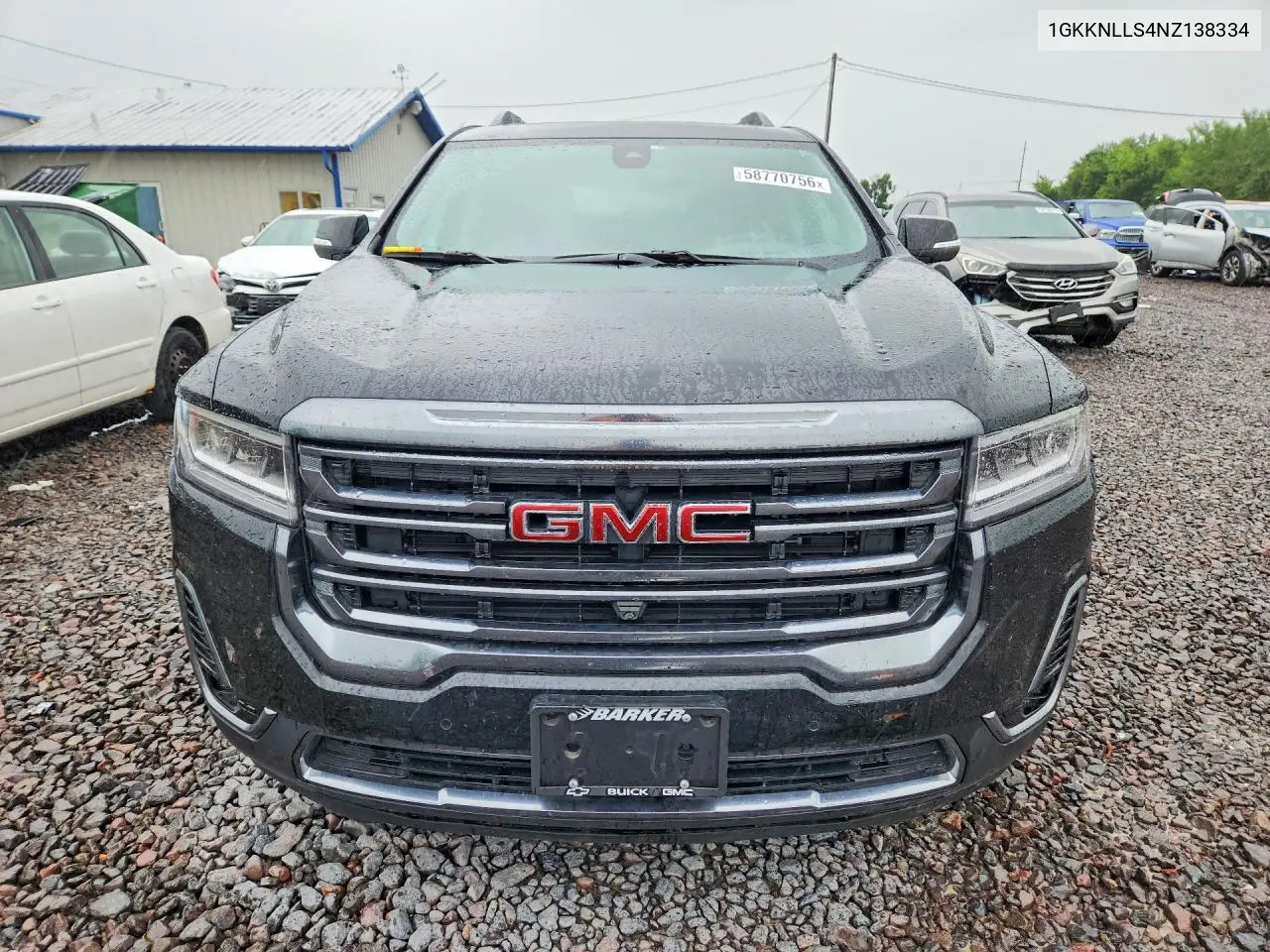 2022 GMC Acadia At4 VIN: 1GKKNLLS4NZ138334 Lot: 58770756