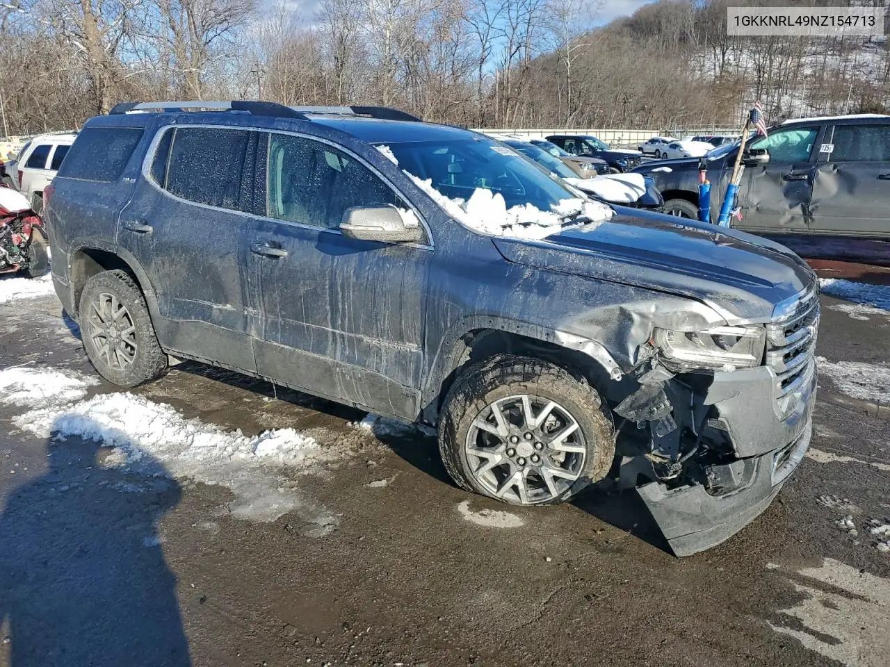 1GKKNRL49NZ154713 2022 GMC Acadia Sle