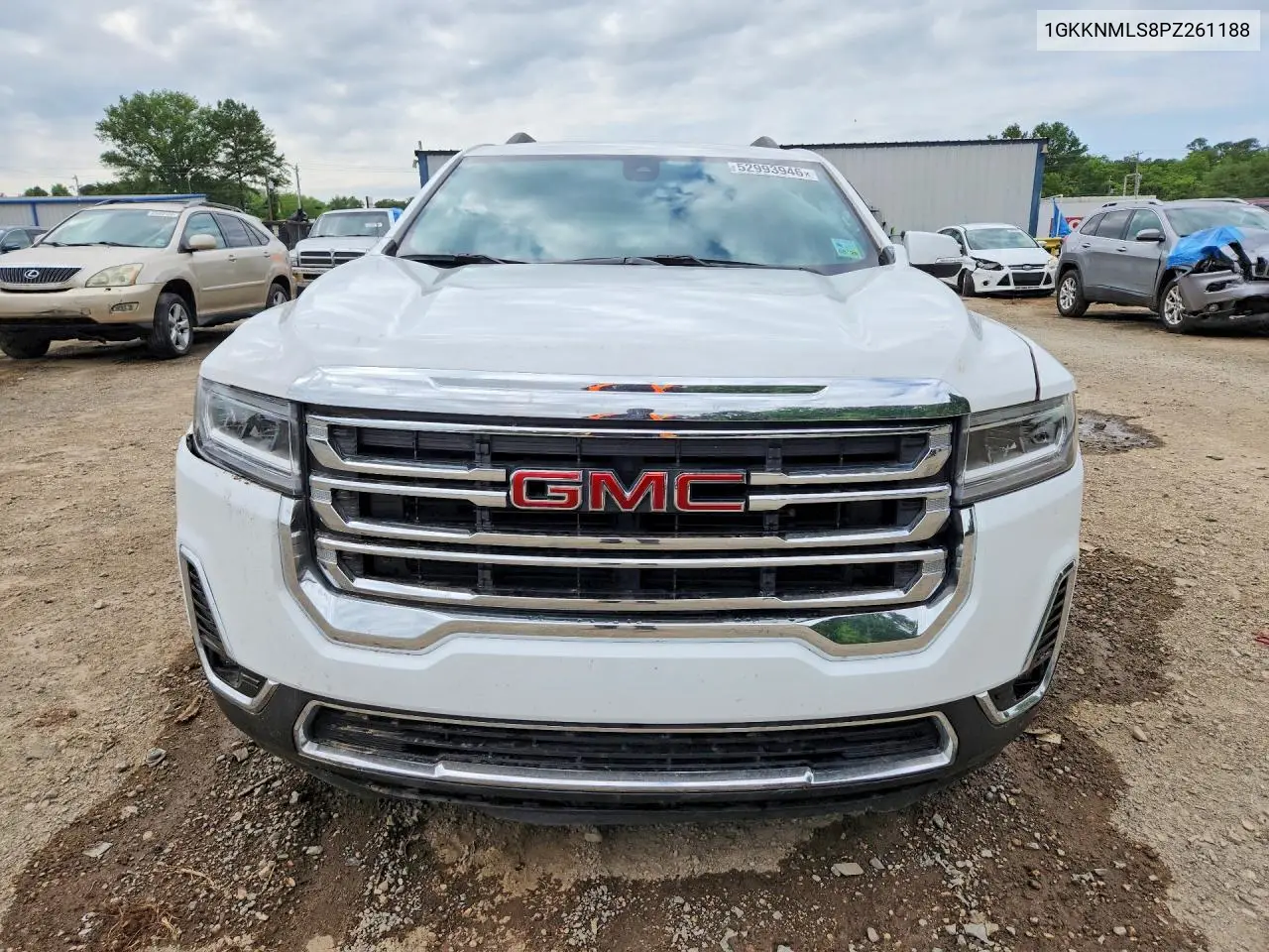 2023 GMC Acadia Slt VIN: 1GKKNMLS8PZ261188 Lot: 52993946