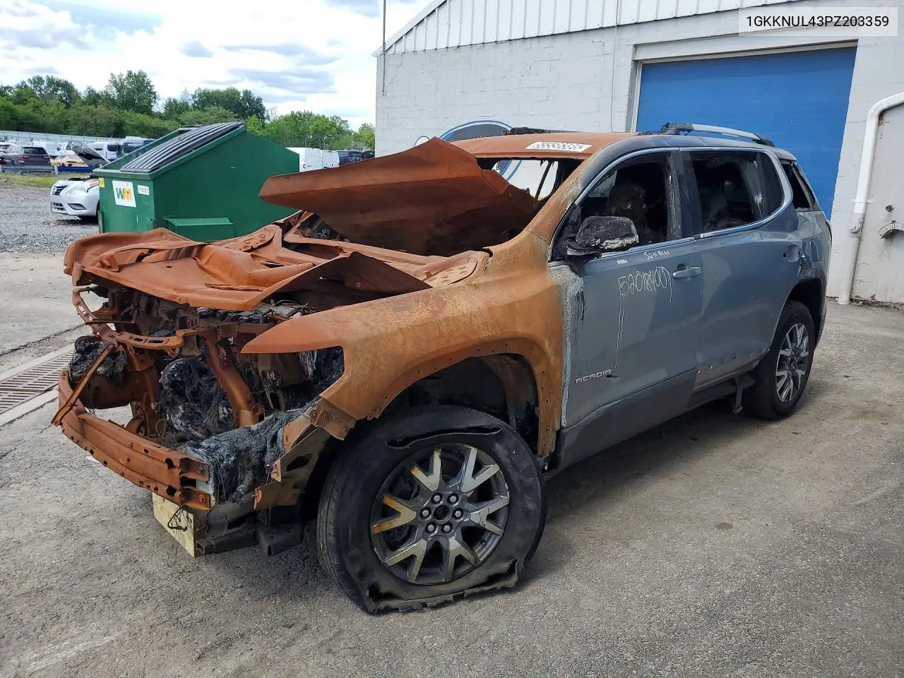 2023 GMC Acadia Slt VIN: 1GKKNUL43PZ203359 Lot: 55556386